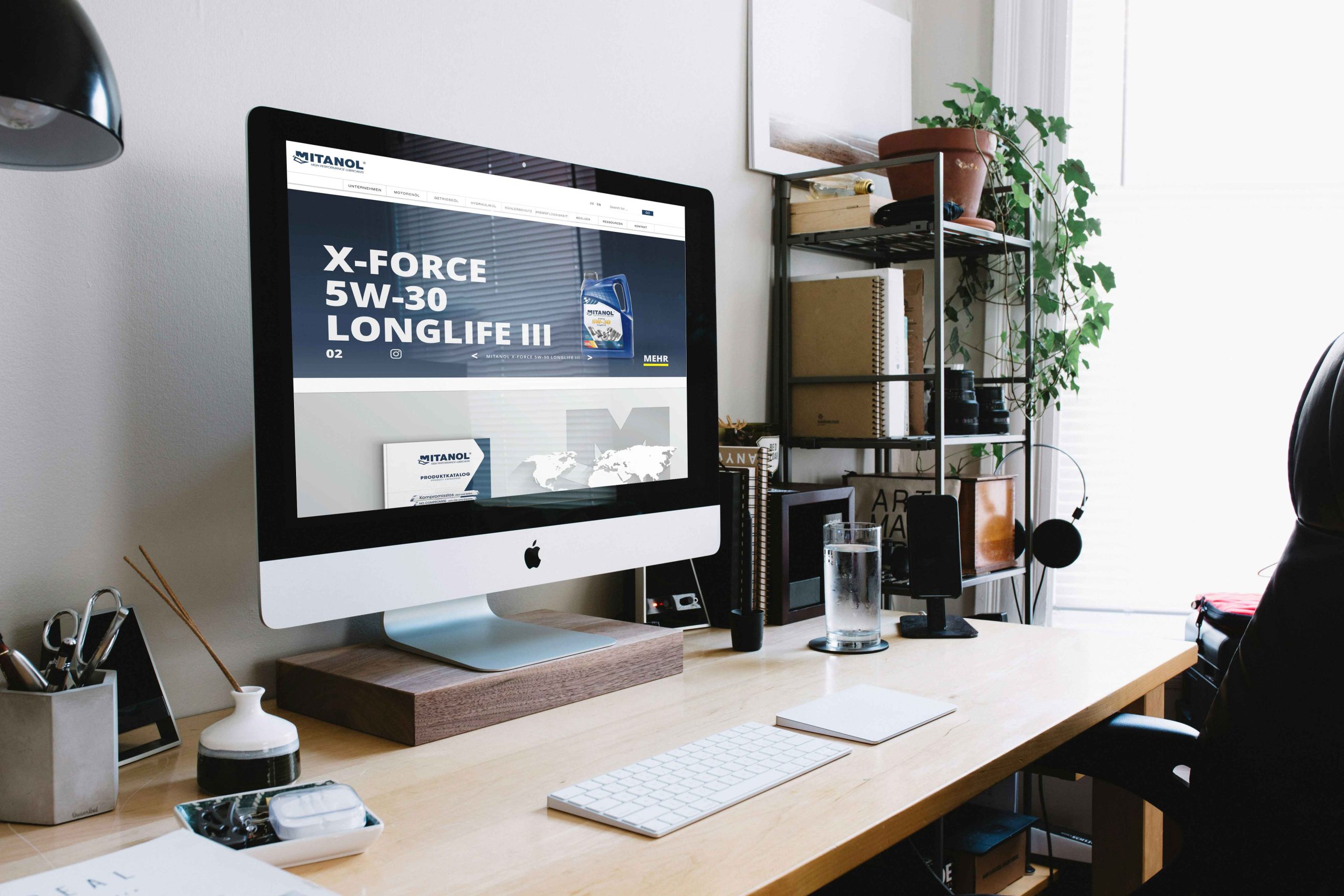 MITANOL Webseiten Mockup